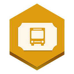 Bus Ticket Icon 256x256 png